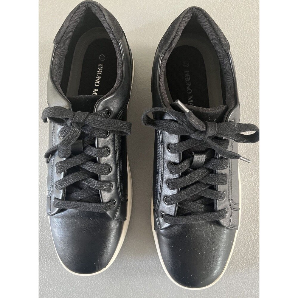 Bruno Marc Mens Casual Dress Sneakers Skate Shoes Sz 11 Black Quiet Luxury